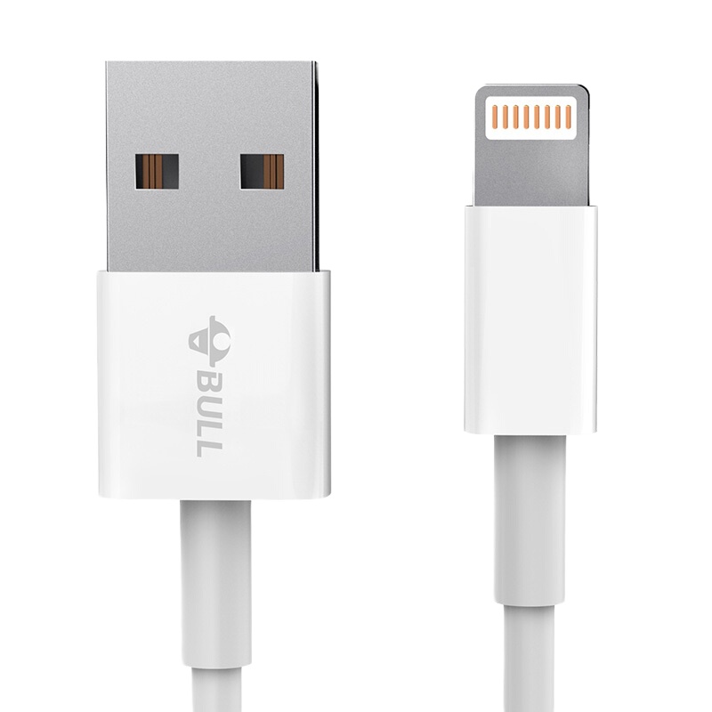 公牛(BULL) GN-J7C10 1米苹果数据线 白色 (单位:条)