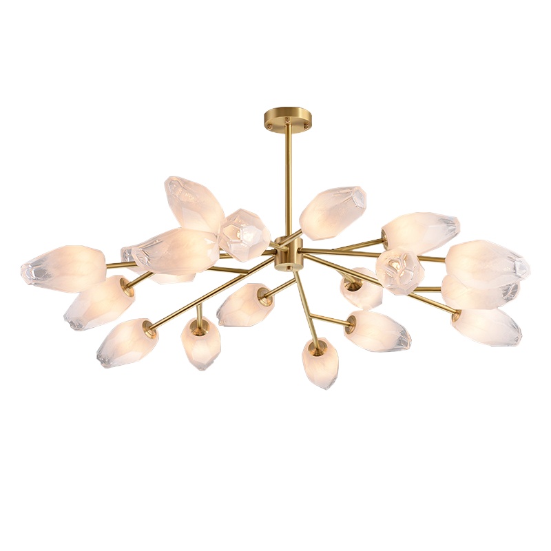 北欧后现代全铜吊灯轻奢大气客厅灯时尚简约餐厅卧室led设计师样板间咖啡厅吧台家用组合灯具