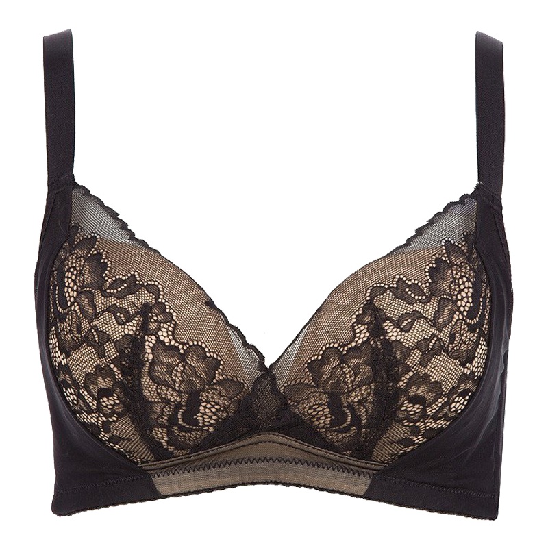 古今全罩杯上薄下厚舒适无钢圈三角杯聚拢型文胸女士胸罩0F733