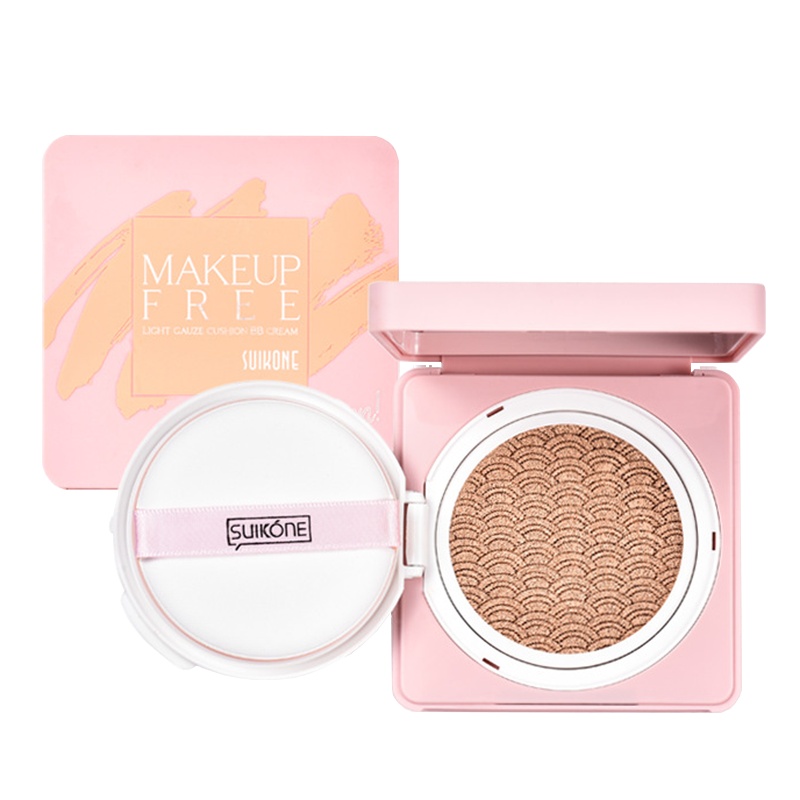 SUIKONE气垫BB霜遮瑕保湿隔离轻薄素颜学生粉底液