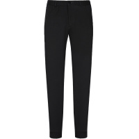 Brloote/巴鲁特 休闲裤男针织束脚九分裤秋季新款男士弹力修身裤子 黑色