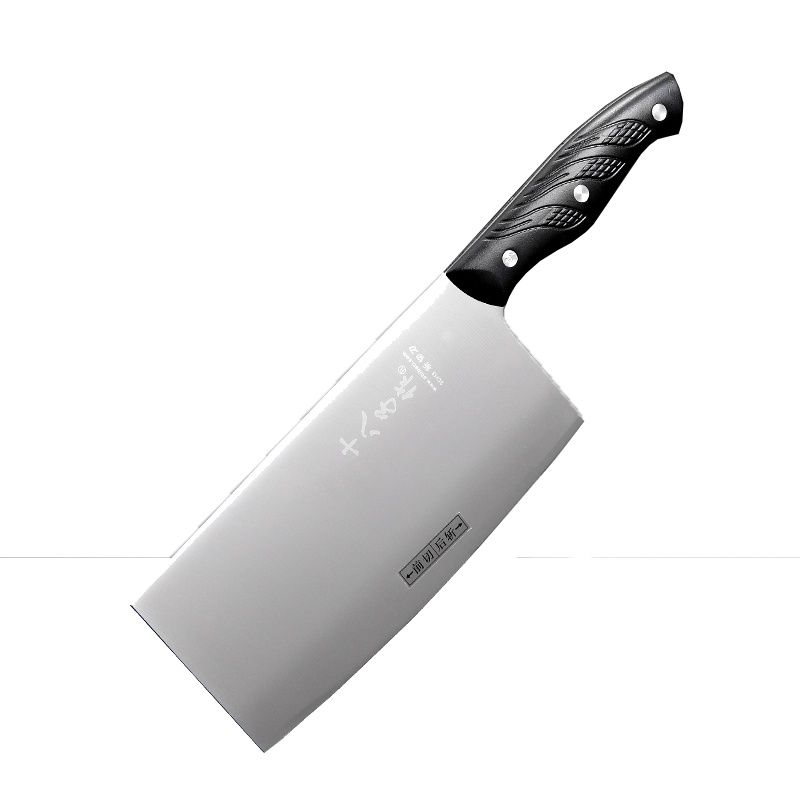 十八子作S2906-AB祥运斩切刀 不锈钢家用厨房刀其它厨房家用菜刀前切后斩一刀两用切片刀切肉刀 斩骨刀400系列不锈钢