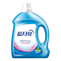 蓝月亮自然香洁净洗衣液3kg/瓶 肌肤之食香皂115g