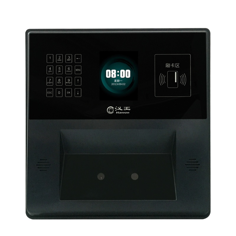 汉王(Hanvon)智能人脸考勤机可接门禁 智能ID卡刷卡 面部识别签到机刷脸上下班打卡机快速人脸识别打卡器S3100A