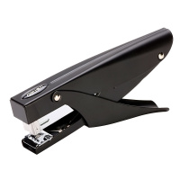 得力(deli) 金属手握式中型订书机旋转钳式省力订书器12号标准装订机 办公文具用品 0346 银色