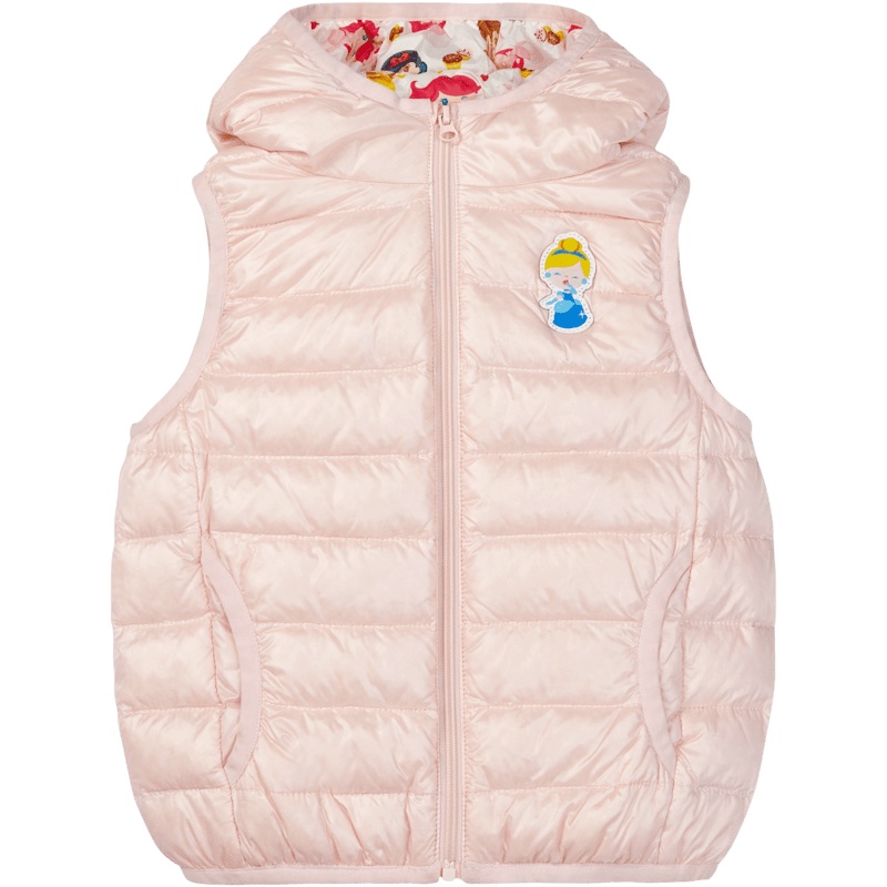 波司登官方童装迪士尼小公主女中小童宝宝羽绒马甲外穿