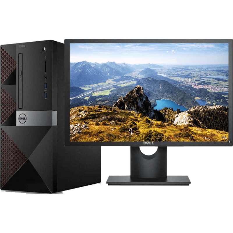 戴尔（DELL） 成就V3670 23英寸酷睿I5六核商务办公台式机主机电脑办公整机 i5 8400 8GB 256GB 定制版 无线WIFI蓝牙 三年上门保修