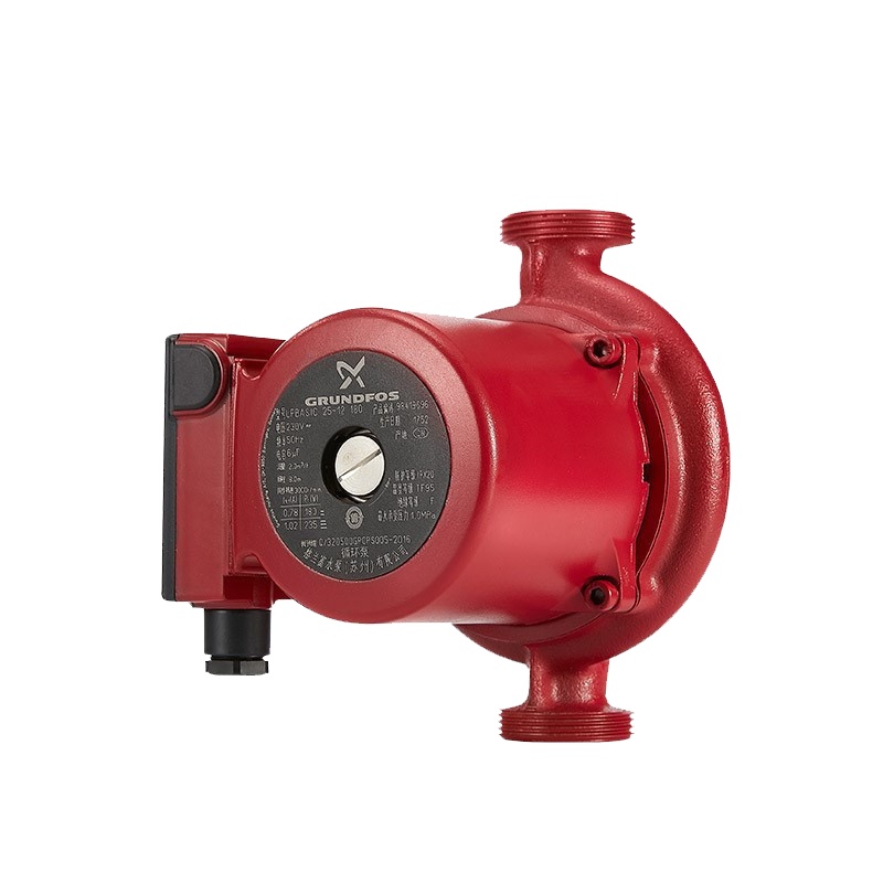 丹麦格兰富地暖循环泵UPBasic25-12壁挂炉空气源热泵地暖锅炉循环泵地暖家用 24KW以上适配 隐藏安装静音运行