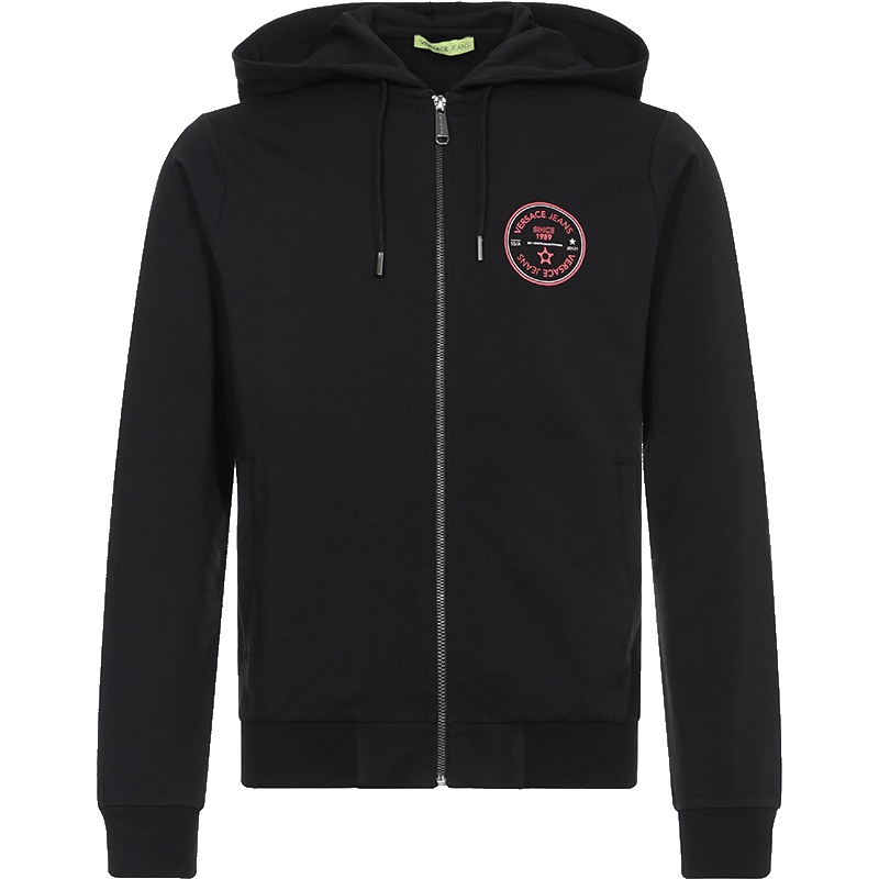 Versace JEANS 范思哲 男士棉质连帽运动衫外套 B7GTB7FO 30189