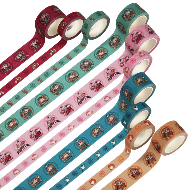 颐和园|颐和天团●和纸胶带套装 创意DIY手作礼品 颐和园口红贴纸 喜