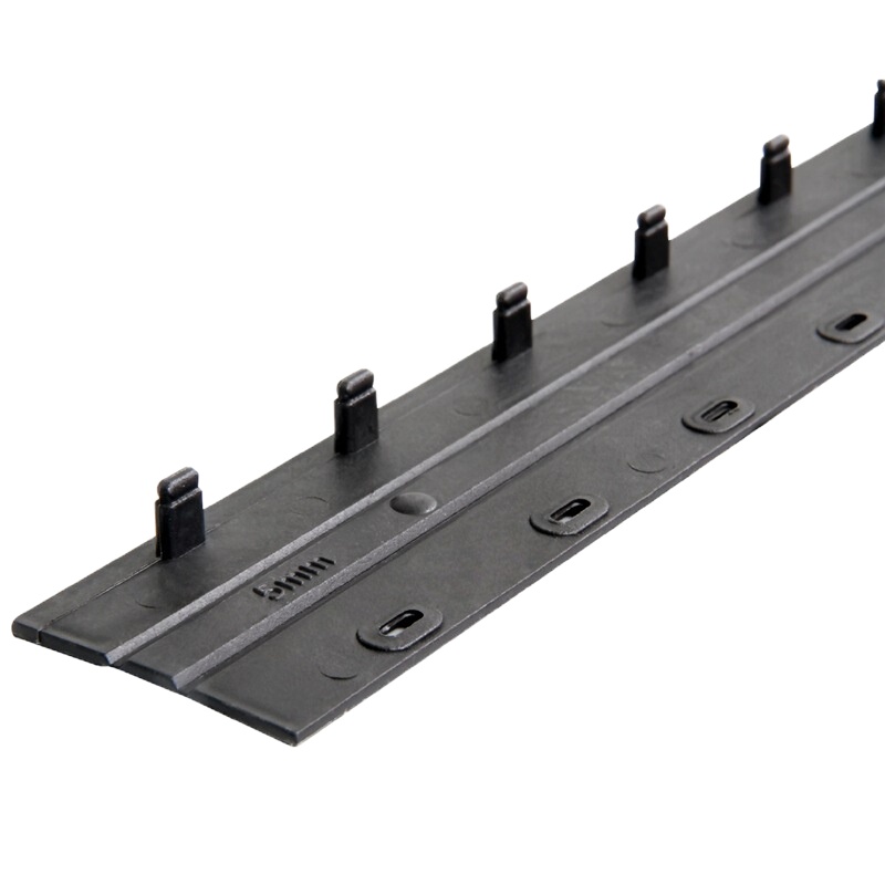 得力(deli) 3827 10孔装订夹条 10mm 100支/盒 黑色