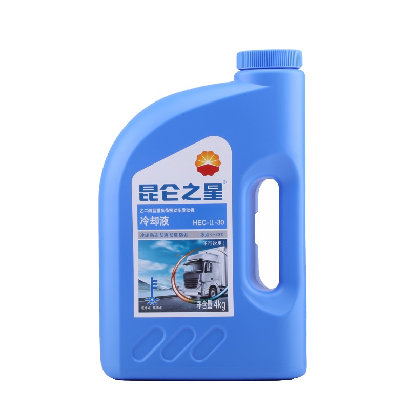中国石油 昆仑润滑油 昆仑之星防冻液 乙二醇型重负荷冷却液-30℃ 4L