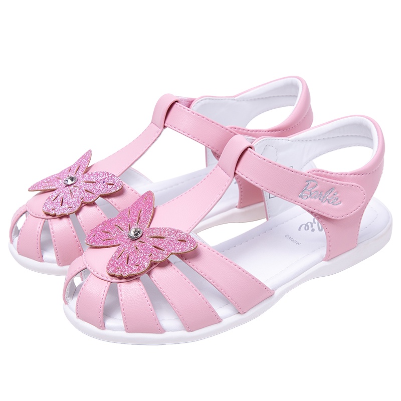 芭比童鞋女童凉鞋儿童单鞋女孩户外凉鞋女孩公主鞋