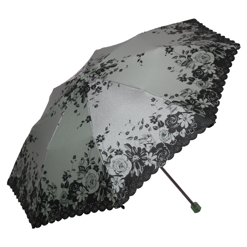 天堂伞 防紫外线二折钢伞遮阳伞 晴雨伞