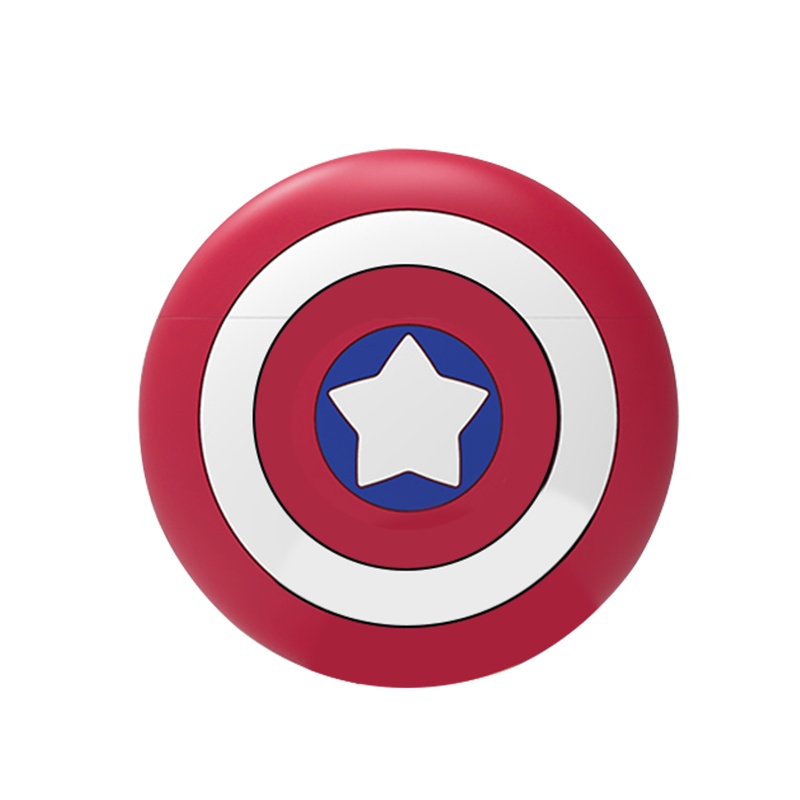 ESCASE 华为FreeBuds3耳机保护套 3代无线蓝牙耳机套硅胶不沾灰潮牌创意收纳盒 漫威正版惊奇/美国队长盾牌