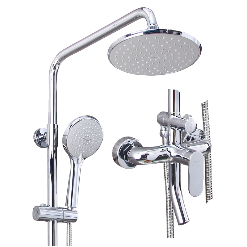 法恩莎卫浴 淋浴花洒套装组合家用龙头淋雨喷头暗装F2M8813SC-A三功能出水花洒