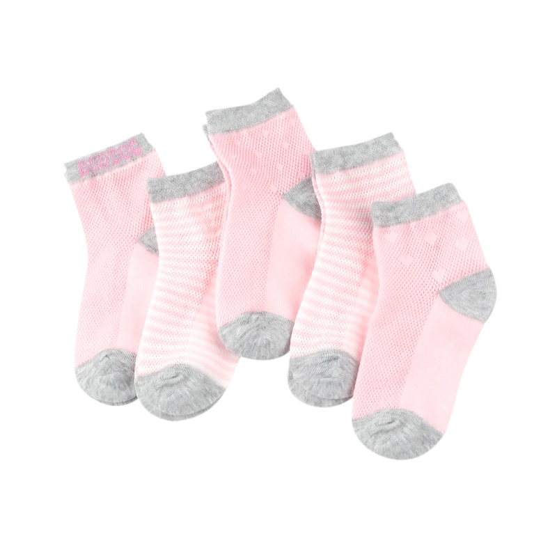 巴布豆配饰儿童短袜春夏薄款男童女童棉袜10双装随机发货花色很多1~10岁