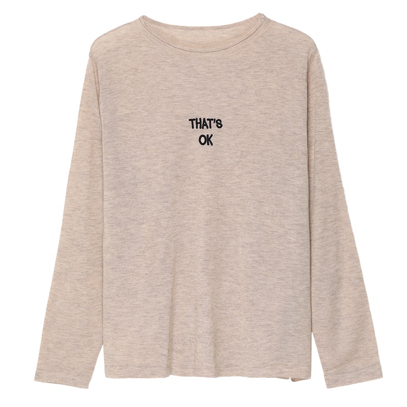 恒源祥女士针织衫2020秋季新款含羊毛简约休闲纯色针织衫毛衣