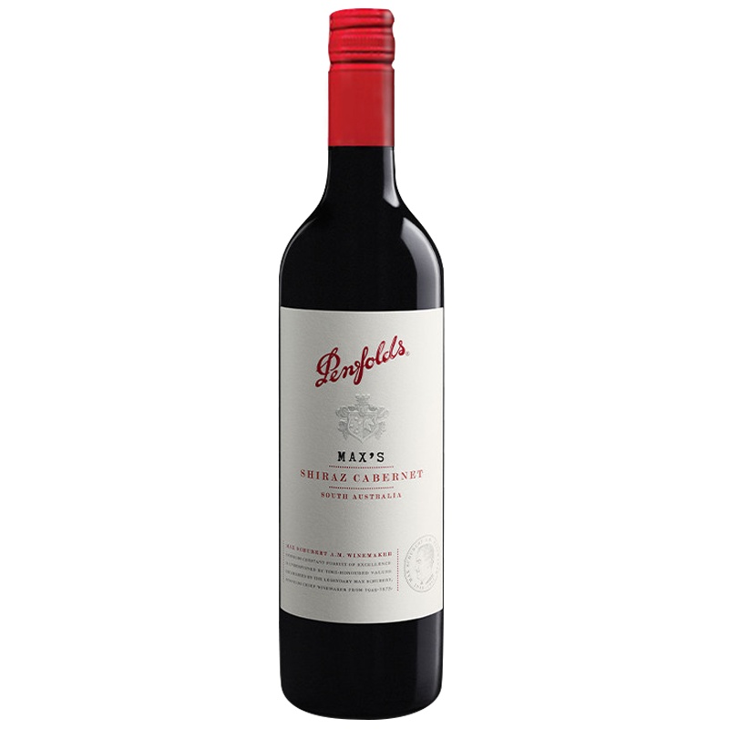 [西拉赤霞珠]奔富(Penfolds) 麦克斯西拉赤霞珠干红葡萄酒 750ml 红酒 澳大利亚进口 [富邑旗下]