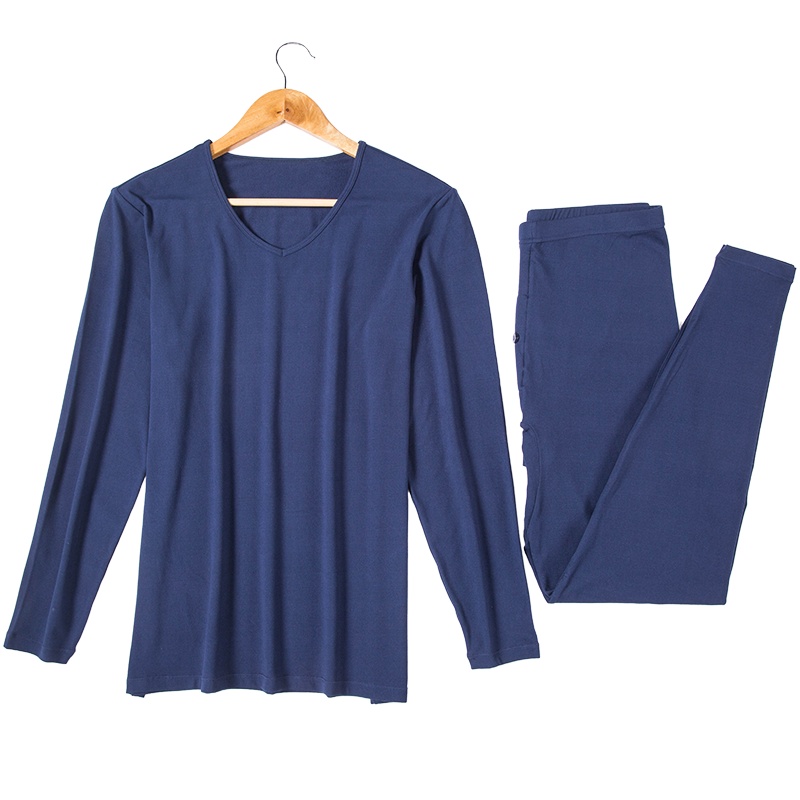 猫人男士女士保暖内衣套装贴身秋衣秋裤裤薄款修身棉毛衫打底冬季新款