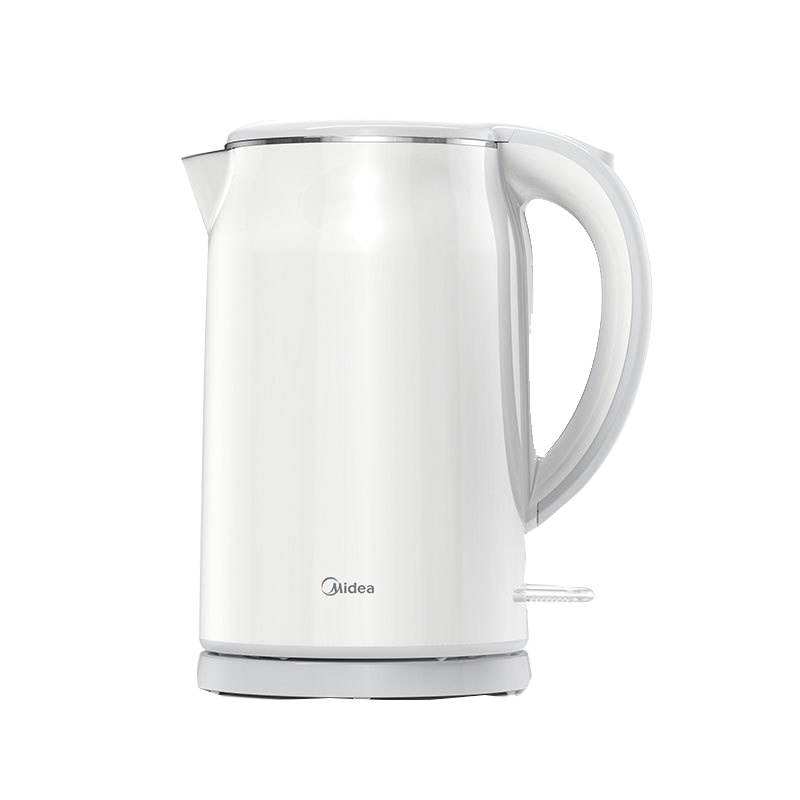 美的(Midea)[补贴]电水壶烧水壶热水壶 食品级304不锈钢双层防烫暖水壶1.7升大容量开水壶MK-SH17M301