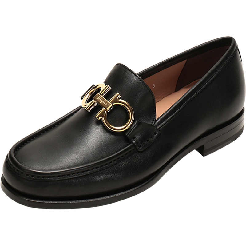 Salvatore Ferragamo 菲拉格慕 男士牛皮莫卡辛鞋皮鞋单鞋 0712557