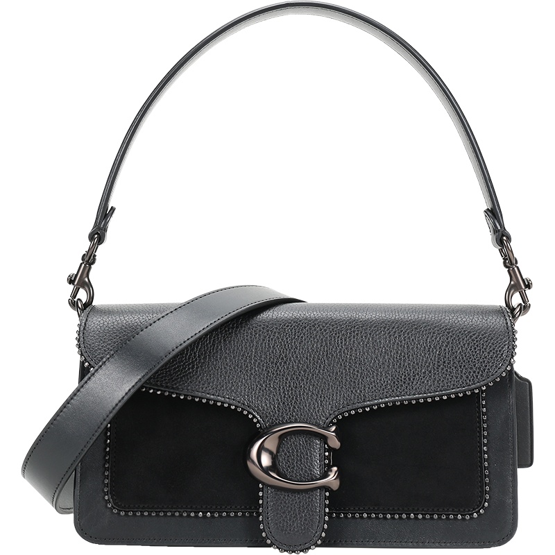 COACH 蔻驰 女士 专柜款TABBY系列皮革珠链手提单肩斜挎包26号中号 5601