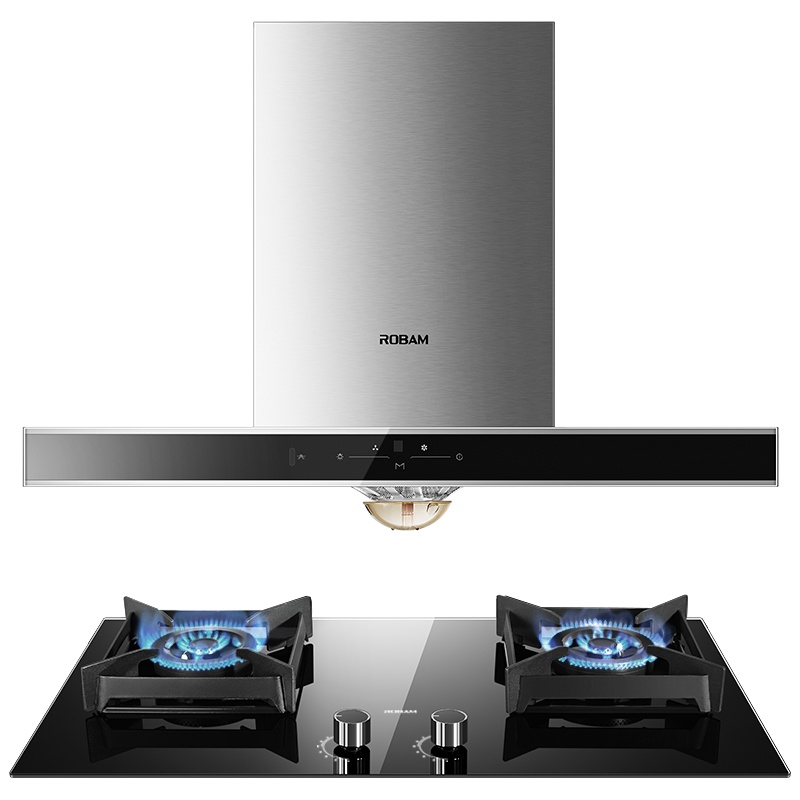 [焕新升级]老板(ROBAM)油烟机燃气灶烟灶套餐欧式21立方抽油烟机67A5H+37B5X(天然气)烟灶套装