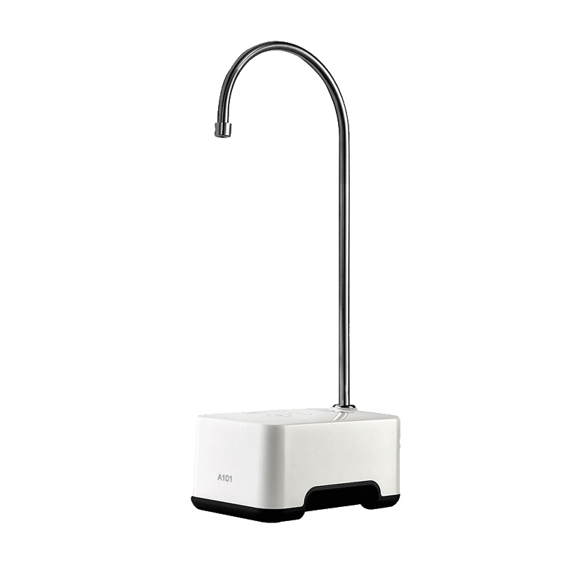 北鼎(Buydeem)上水器A101 饮水机搭档 一体成型便携机身全触摸式按键 出水方便智能全自动上水器 钢琴白
