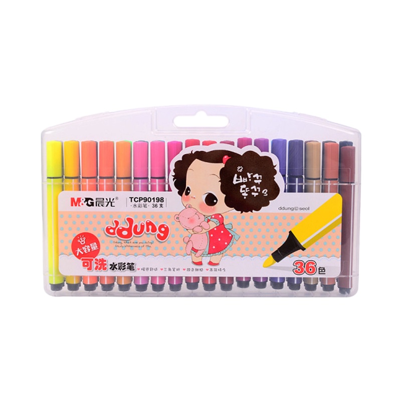 晨光(M&G) TCP90198 水彩笔 36色/盒 单盒装