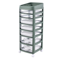 禧天龙化妆柜多层抽屉式置物架化妆品收纳架桌面收纳柜7层