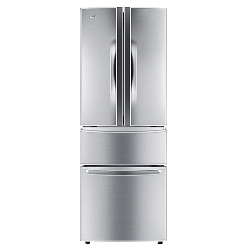 康佳(KONKA)288升法式多门冰箱 四门三温 家用电冰箱 保鲜节能 上对开 节能保鲜(银)BCD-288GY4S
