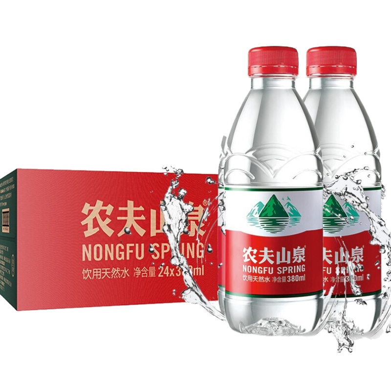 农夫山泉矿泉水380ml*24瓶饮用水
