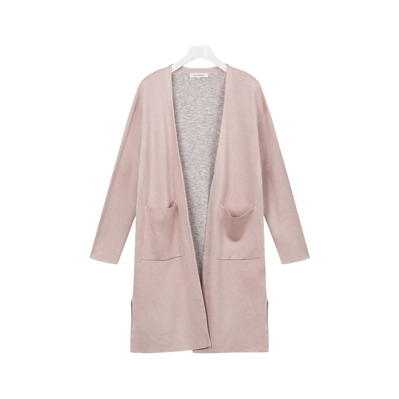 拉贝缇秋冬韩版针织衫百搭打底长袖中长显瘦毛衣外套女60006139