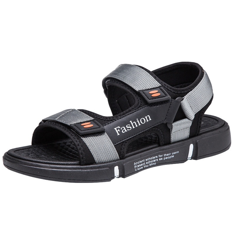 哈苏凉鞋男2020夏新款韩版学生男士拖鞋两用休闲运动青年沙滩鞋 HS2003B