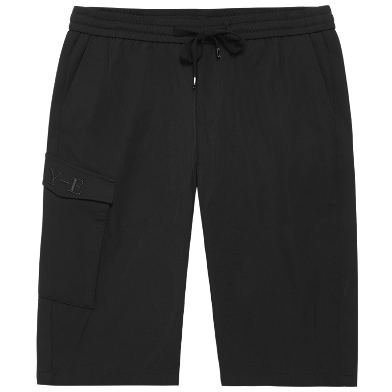 HODO红豆男装 男士休闲短裤 2020夏季新款商务休闲锦纶速干弹力系带细线短裤男五分裤