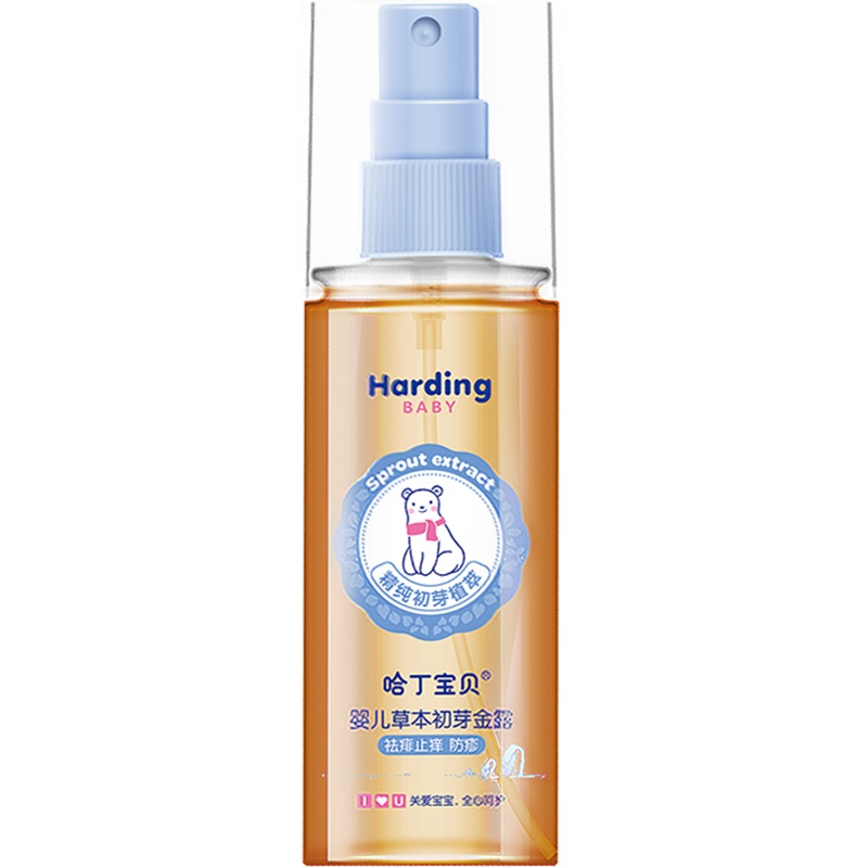 哈丁宝贝(Harding Baby)婴儿草本初芽金露100ml祛痱止痒宝宝专用舒缓蚊虫叮咬
