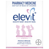 保税-澳洲版爱乐维(Elevit)复合维生素片备孕哺女士孕前孕中叶酸孕妇营养素100片/盒装