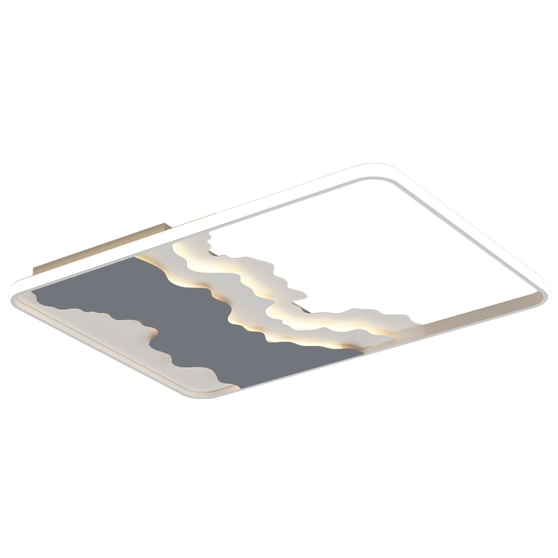 七只蚂蚁2020北欧LED卧室吸顶灯方形客厅灯主卧新中式led方形卧室客厅吸顶灯现代简约餐厅书房灯网红ins房间灯具JH