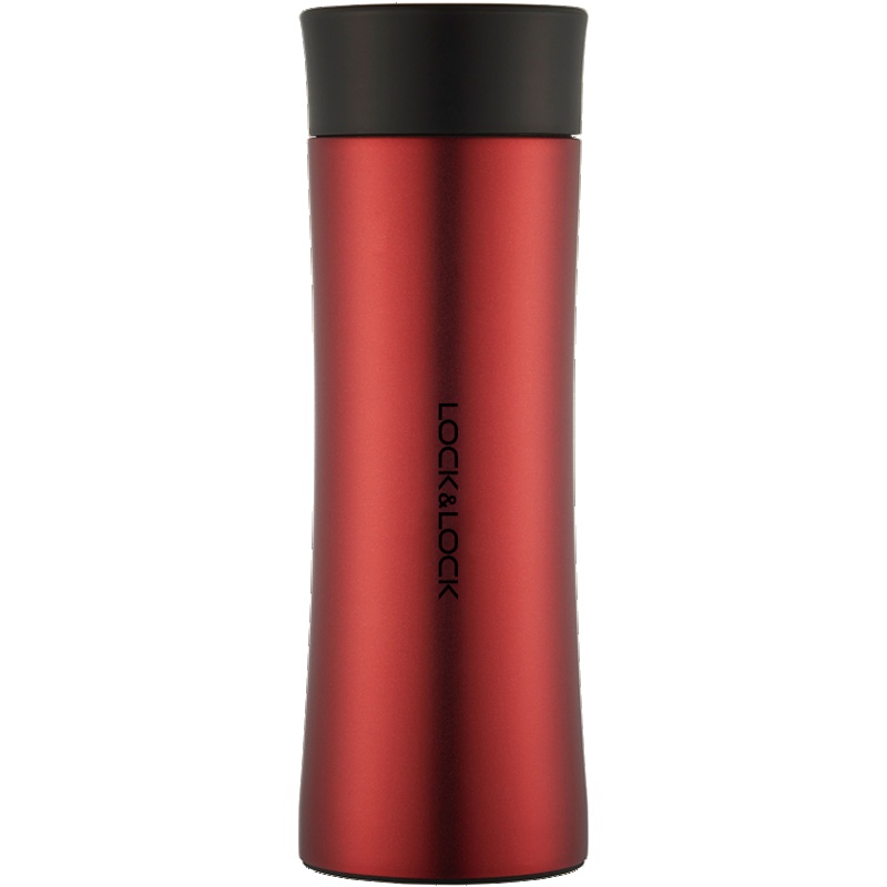 乐扣乐扣(lock&lock)掌心保温杯LHC4028R 304不锈钢(400ml)红色