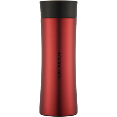 乐扣乐扣(lock&lock)掌心保温杯LHC4028R 304不锈钢(400ml)红色