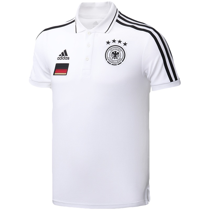 阿迪达斯男服短袖POLO衫德国队足球半袖休闲运动服FI1452