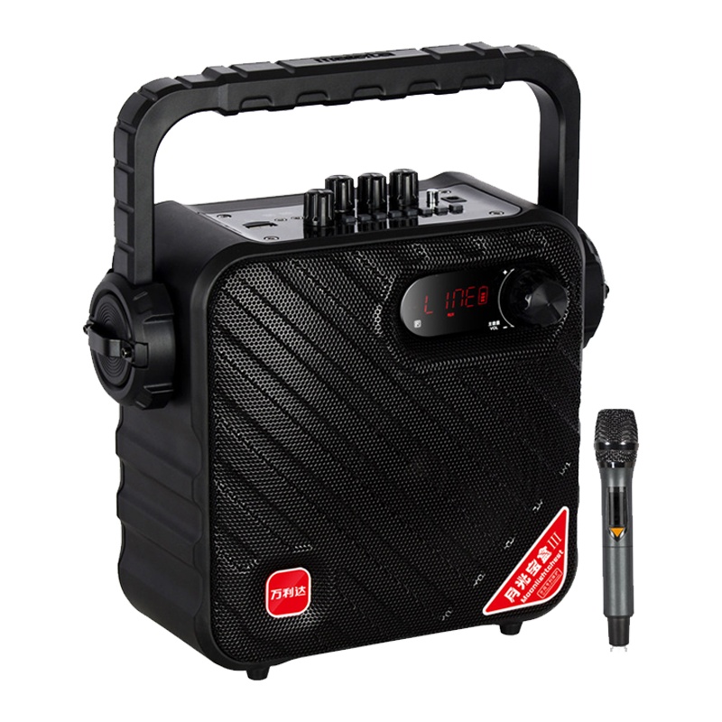 万利达(malata)Y5第三代音响广场舞蓝牙音箱低音炮小户外有源手提便携式家用唱k歌扩音器大功率9110升级版