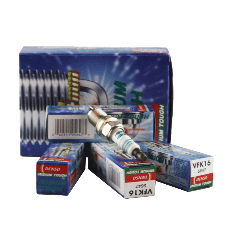 电装(DENSO)双铱金火花塞VFK16适用于铃木/别克/雪佛兰/现代/丰田/本田/奔驰(单支装)