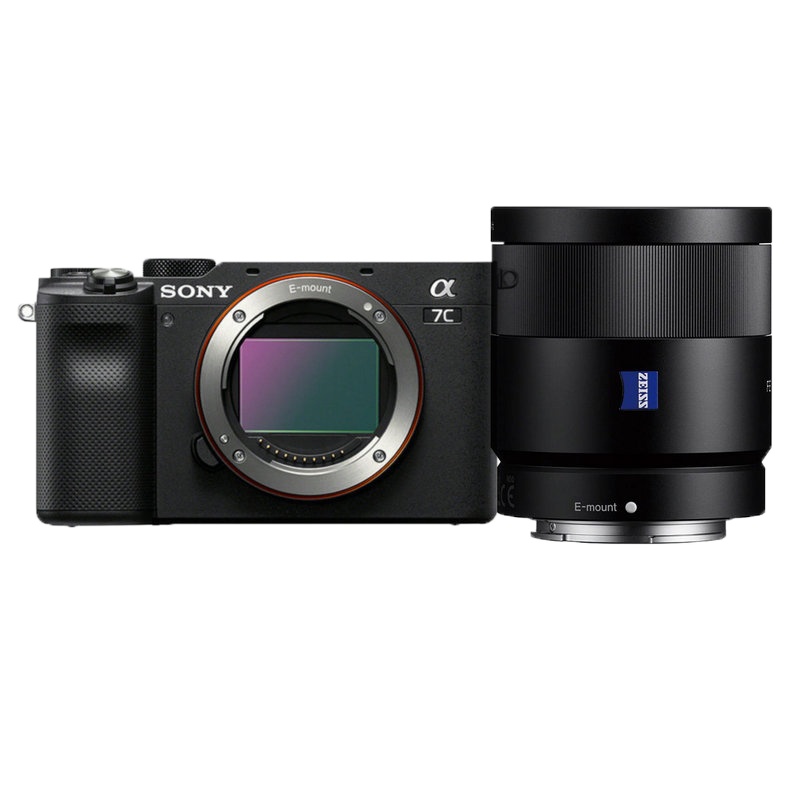 索尼Alpha 7C/ A7C/ILCE-7C (FE 55mm F1.8 ZA)蔡司镜头套机 A7C (55F1.8)套机 黑色/银色可选