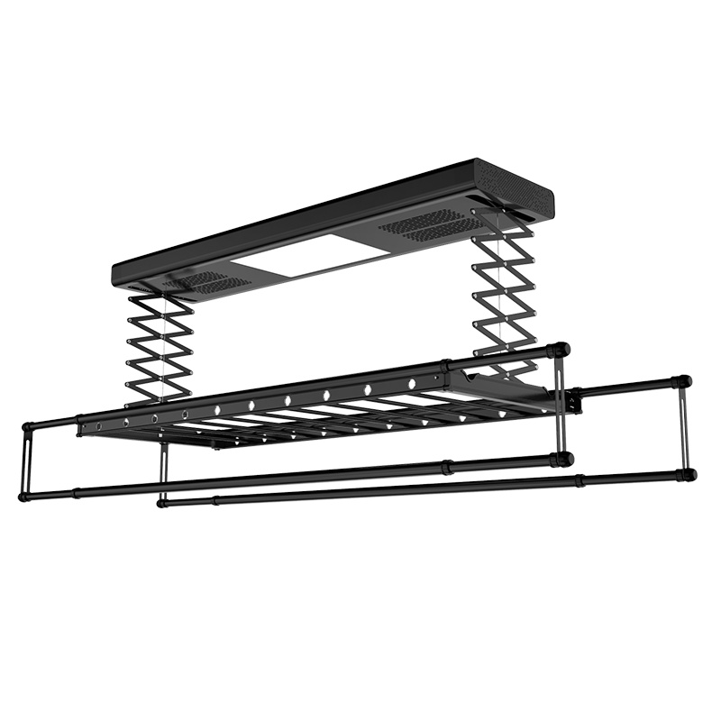 [十年质保]施耐德小米loT电动晾衣架隐形遥控升降阳台晾衣架烘干照明伸缩自动晒衣晒被杆