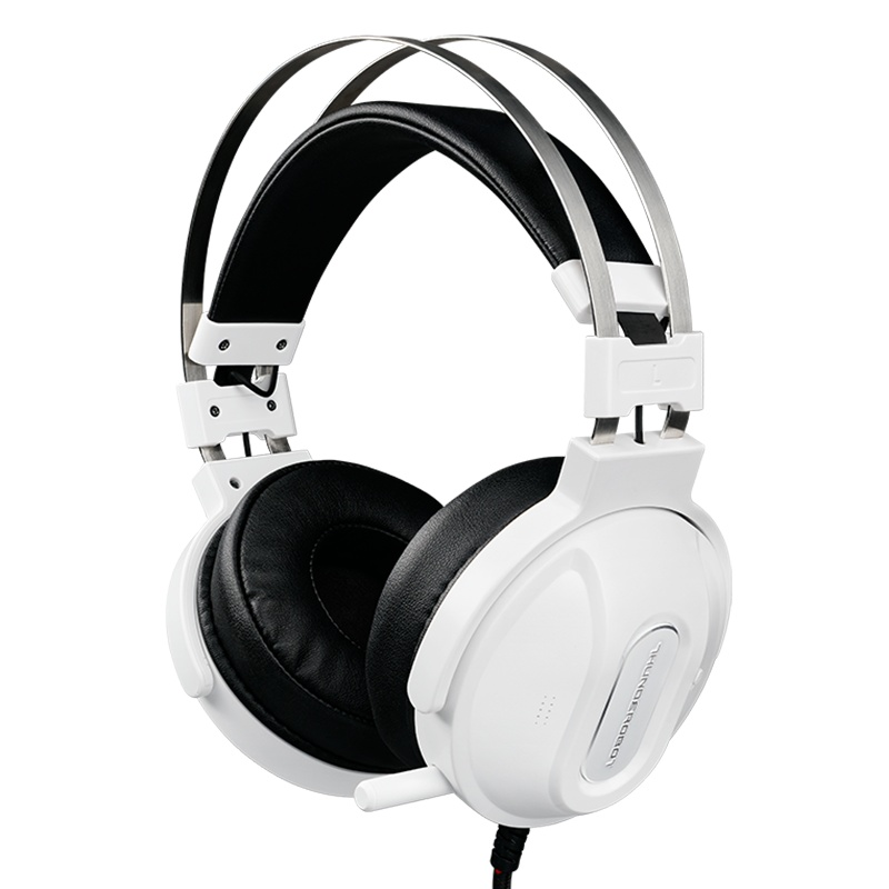 雷神(THUNDEROBOT) 沙漠风暴H71主动降噪电竞耳机头戴式游戏耳机吃鸡利器 黑白色