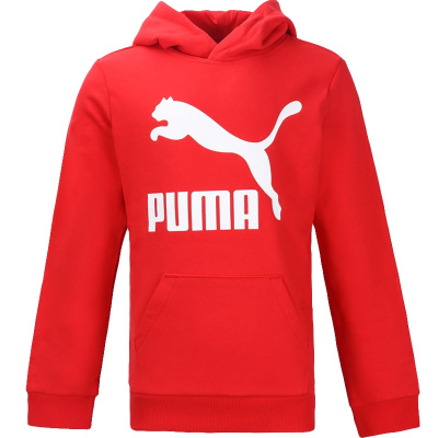 彪马(PUMA)春季男童大童红色圆领休闲运动卫衣581335 11