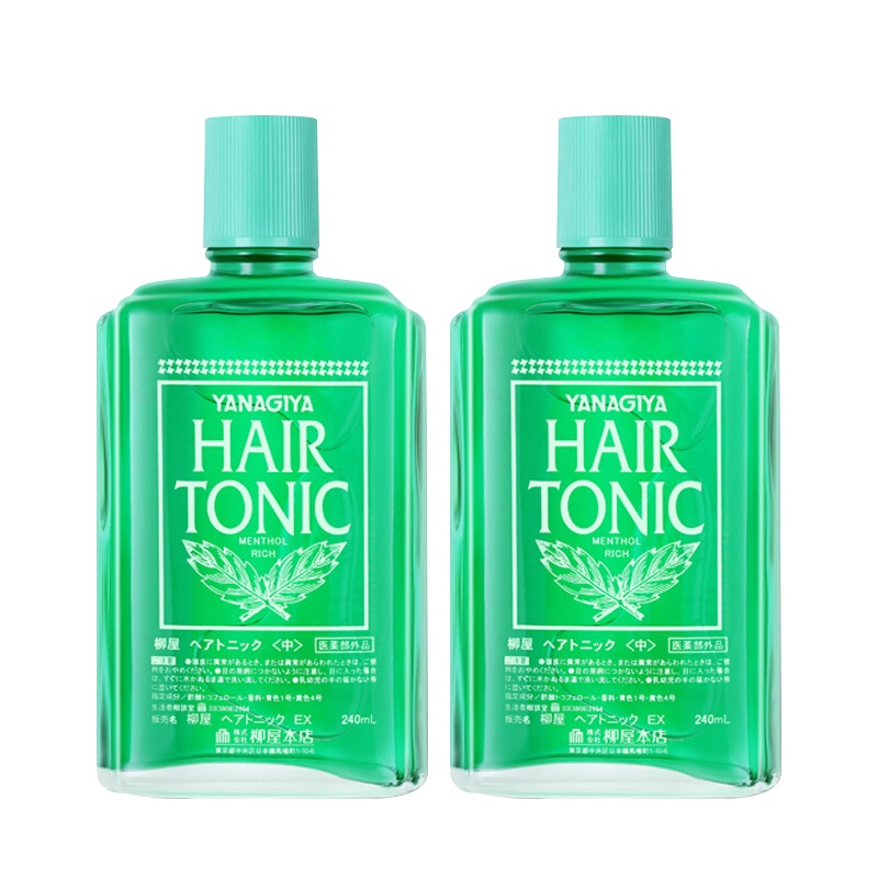 柳屋（YANAGIYA）日本发根营养液 洗护发清凉精华营养水养发防固清洁护理头皮 240ml 两瓶装