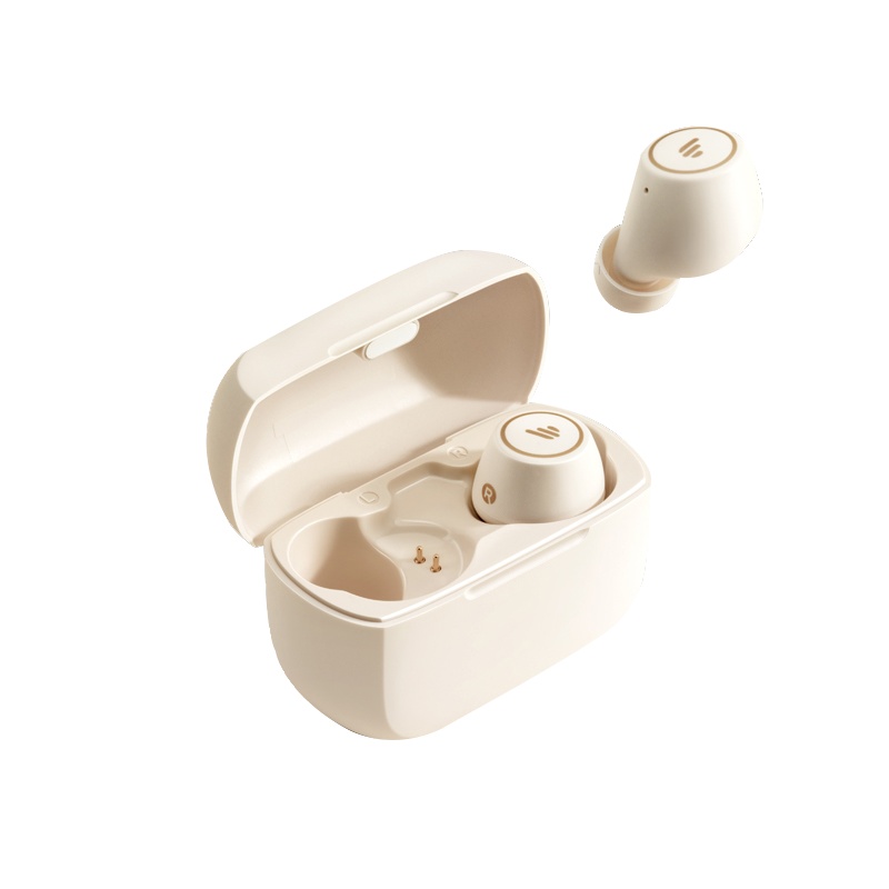 漫步者TWS1 Pro 白 42小时超长续航支持快充IP65级防尘防水蓝牙5.2 aptX编解码器升级钛振膜